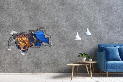 3D muursticker gescheurde muur Hole in the Wall Sweets