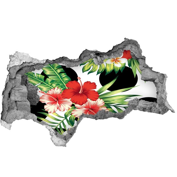 Zelfklevende 3D wandsticker illusie Uitzicht op Sydney