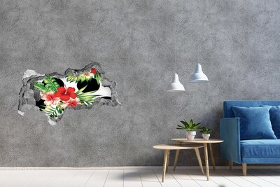 Zelfklevende 3D wandsticker illusie Uitzicht op Sydney