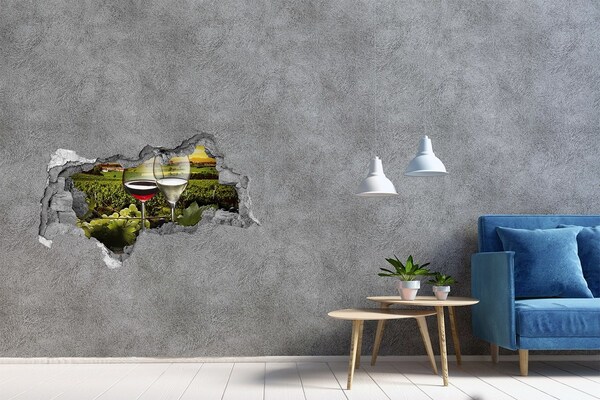 Samoprzylepna naklejka Wino w winnicy