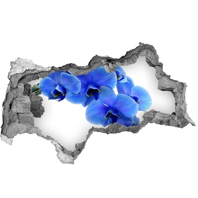 3D sticker gat in stenen muur Kosmische explosie