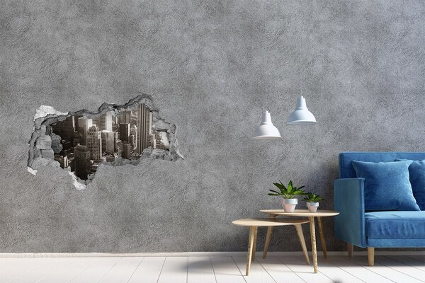 3D sticker gat in stenen muur Cadeauverrassingen