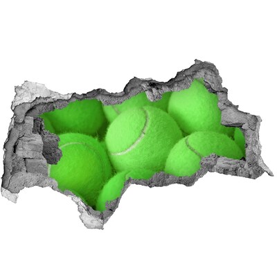 3D muursticker gescheurde muur Brooklyn Bridge in zwart-wit