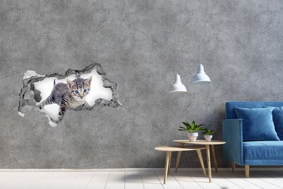 3D muursticker gescheurde muur Tegels in Marokkaanse stijl