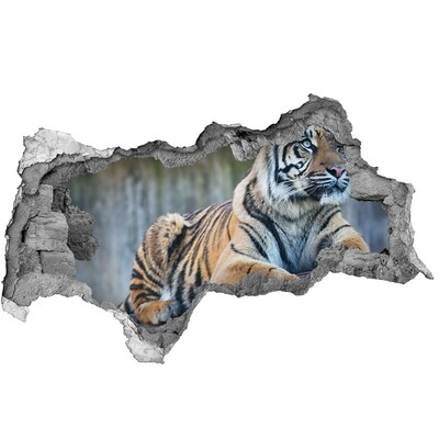 Zelfklevende 3D wandsticker illusie Aardbeienparadijs