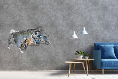 Zelfklevende 3D wandsticker illusie Aardbeienparadijs