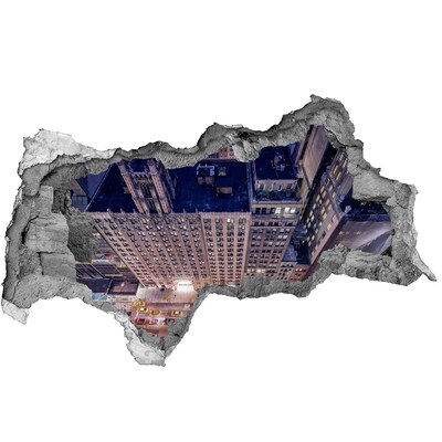 Wandsticker 3D doorkijk Verse baguettes in de muur