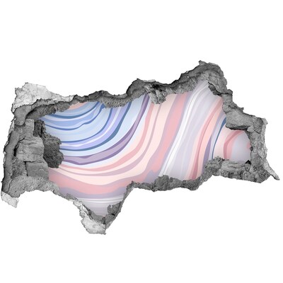 Fototapeta dziura na ścianę Kolorowa dziura w ścianie