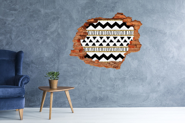 ikea malm stickers Gestileerd gat in de muur