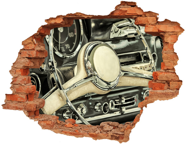 stickers voor ikea meubels De stijlvolle cockpit van een klassieke auto