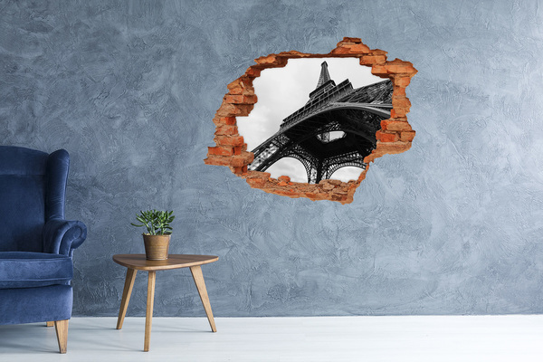 ikea malm stickers De Eiffeltoren in een monochrome setting