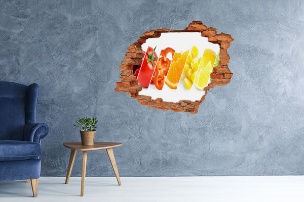 ikea malm stickers Fruitparadijs achter de muur