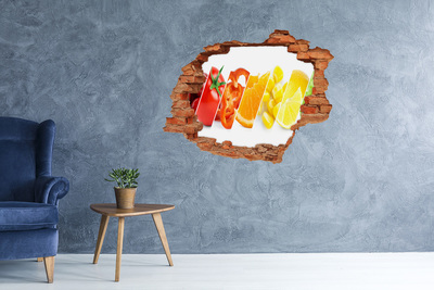 ikea malm stickers Fruitparadijs achter de muur
