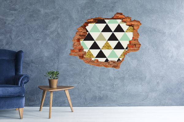 trapstickers Geometrische patronen op de muur