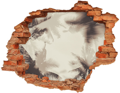 plakfolie trap Tropische oase achter de muur