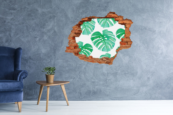 ikea malm stickers Groene jungle achter de muur