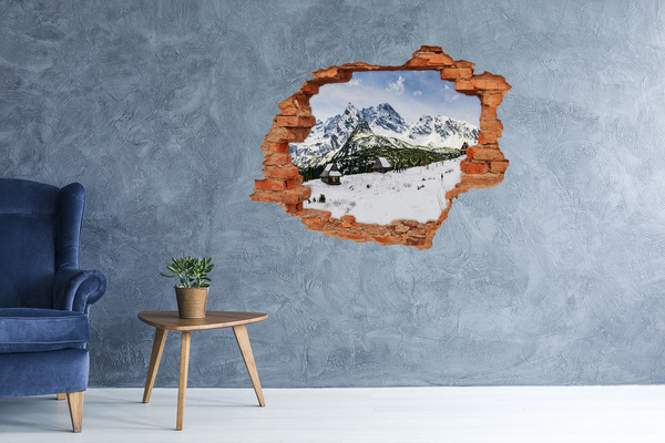 stickers voor ikea meubels Winters berglandschap