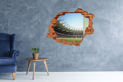 Fototapeta dziura na ścianę 3d Stadion pełen emocji