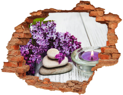 plakfolie trap Een bloemenoase van rust