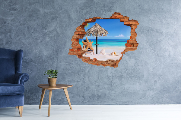 stickers trofast ikea Caribisch strand met schelpen