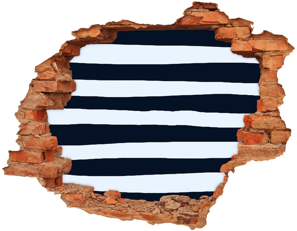 Fototapeta dziura na ścianę Przebicie do morskiej głębi