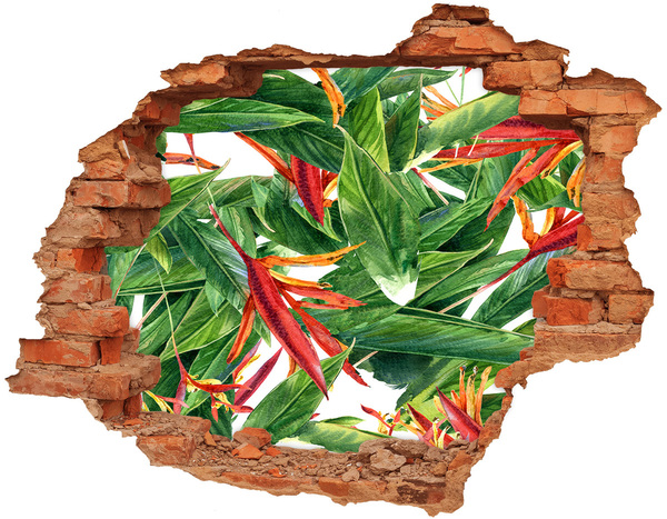 stickers voor ikea meubels Tropisch paradijs achter de muur