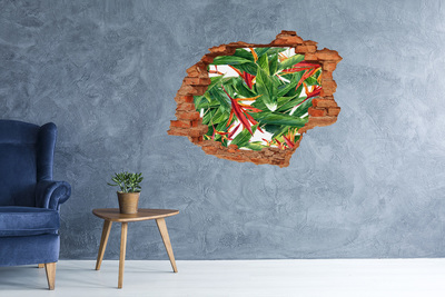 stickers voor ikea meubels Tropisch paradijs achter de muur