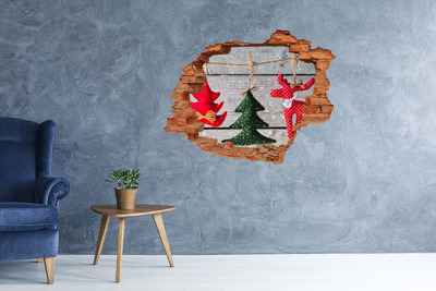 stickers voor ikea meubels Kerstdecoratie voor in de muur
