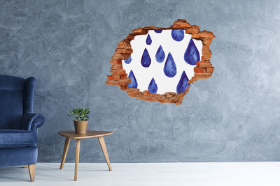 stickers trofast ikea Waterdruppels op de muur