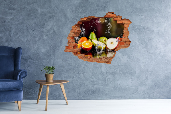stickers voor ikea meubels Fruitparadijs achter de muur