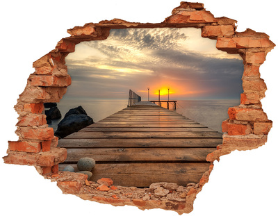 stickers trofast ikea Zonsondergang boven de pier