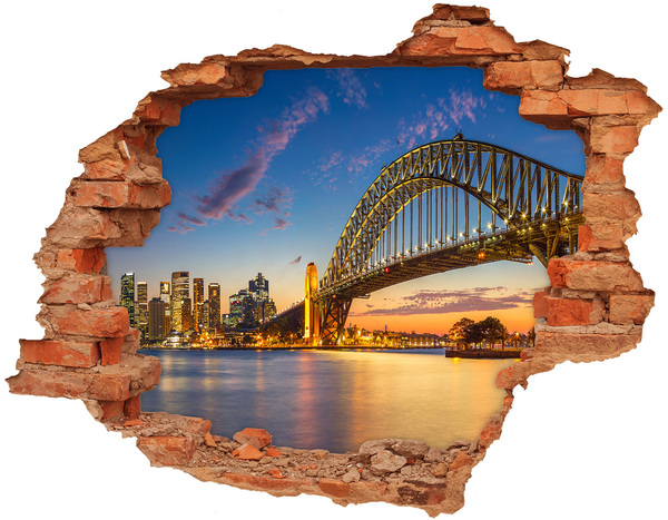 trapstickers Sydney Bridge bij zonsondergang
