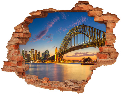 trapstickers Sydney Bridge bij zonsondergang