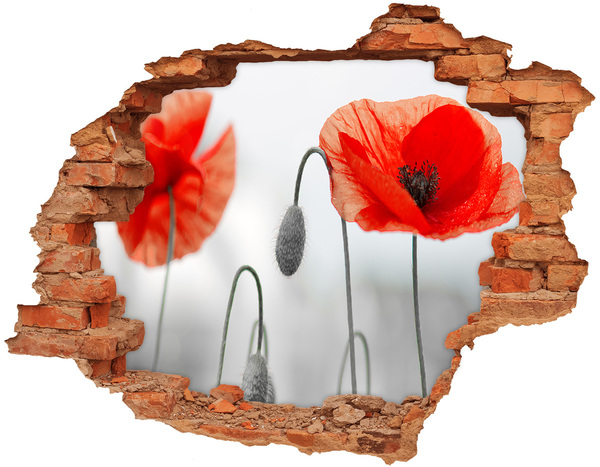 stickers trofast ikea Bloemen in een gat in de muur