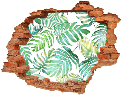 trapstickers Groene jungle achter de muur