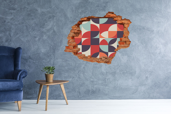 trap stickers Geometrie in puin