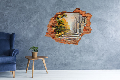 ikea malm stickers Herfstlaan met bomen