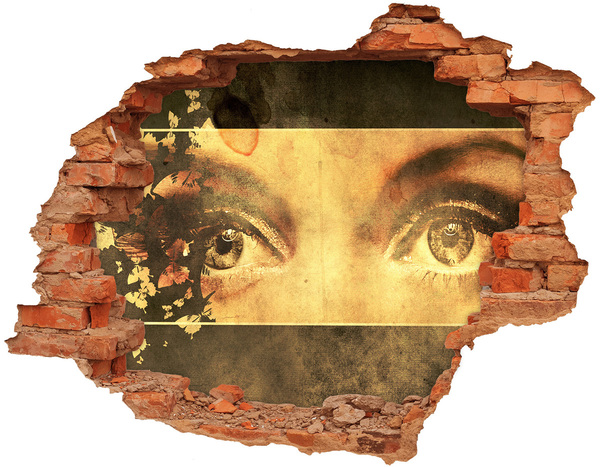 stickers voor ikea meubels Ogen van achter de muur