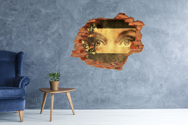 stickers voor ikea meubels Ogen van achter de muur