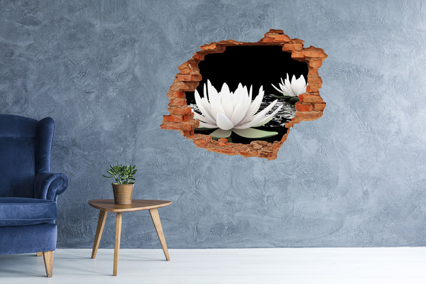 ikea malm stickers Waterbloemen in een mysterieuze vijver