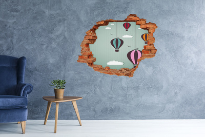 trapstickers Ballonnen in de lucht