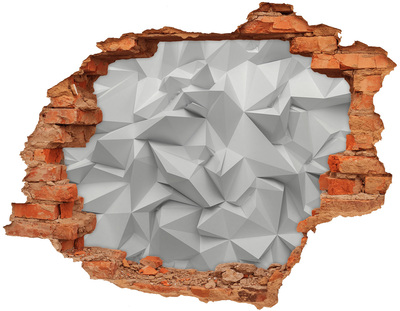 Dziura 3d fototapeta naklejka Nowoczesna dziura w ścianie