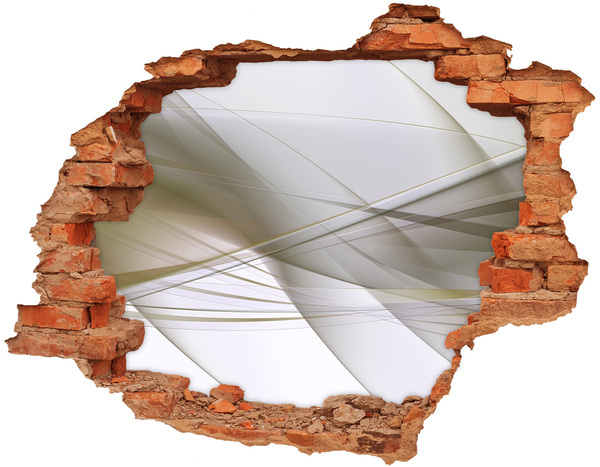 Dziura 3d fototapeta naklejka Nowoczesna przestrzeń w betonie