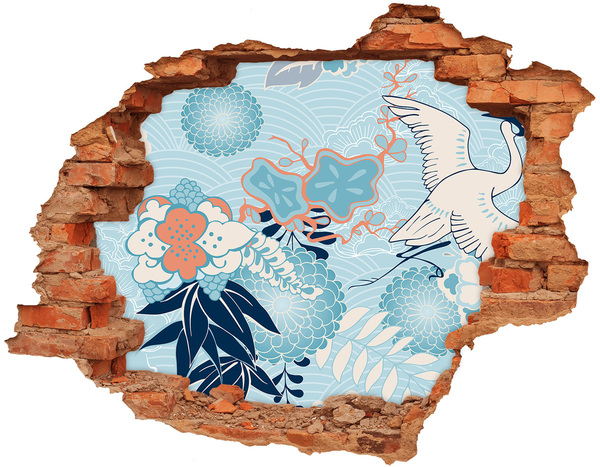 Dziura 3d fototapeta naklejka Podwodny świat koralowców