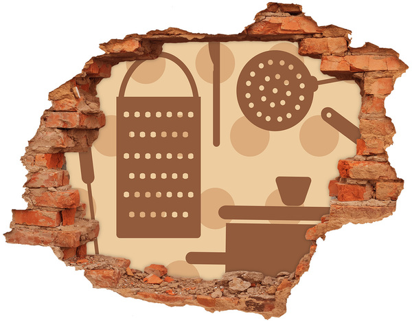 Samoprzylepna naklejka Wnętrze z motywem retro