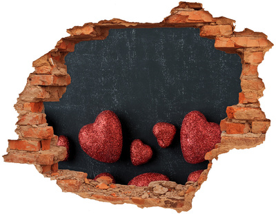 Fototapeta dziura na ścianę Serce w ruinach