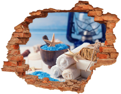 Fototapeta dziura na ścianę Relaks w spa nad morzem