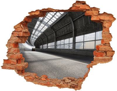Fototapeta dziura na ścianę 3d Urok miejski za dziurą