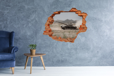 Grote 3D muursticker gat in de muur Caribische Baai