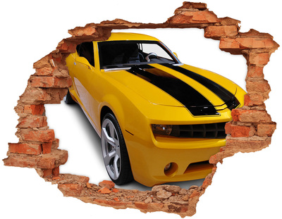 Vinyl muursticker 3D breekeffect Keukensmaken van over de Muur